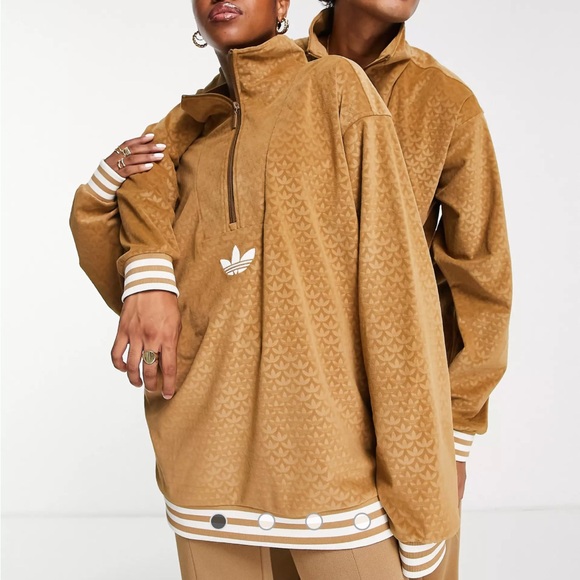 adidas Originals Other - Adidas Originals adicolor 70s unisex funnel velour fleece